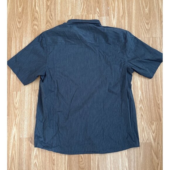 Cloudveil Shirt Mens Med Short Sleeve Blue Button Up Casual - Picture 2 of 9